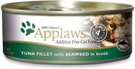 🐟 applaws tuna with seaweed cat tin - 24 pack (2.4oz) - optimize your search логотип