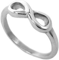 loralyn designs stainless steel infinity knot promise 💍 ring jewelry: hypoallergenic & style perfection (sizes 4 -9) logo