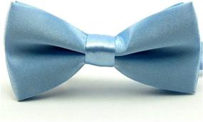 img 1 attached to Turquoise Pre Tied Bowtie - Boys' Accessories and Bow Ties