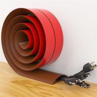 txbizzer floor cord cover self-adhesive silicone logo