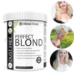 img 2 attached to Professional Hair Dye Toner: Perfect Blond Extra Strength 🔆 Lightener - 1.1 Pound Tub (500g) - Made in Italy