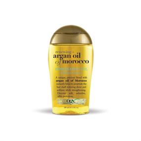 img 1 attached to 🌿 OGX Renewing Argan Oil of Morocco Hair Care Set - Shampoo & Conditioner 25.4 oz, Penetrating Oil 4 oz