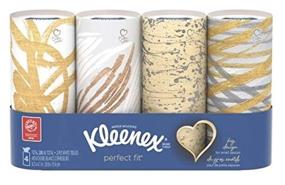 img 2 attached to 🧻 Kleenex Perfect Fit Facial Tissue, White, 4 Pack, 50 Sheets per Box