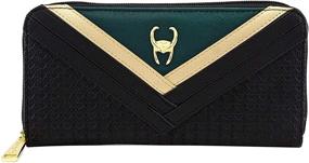 img 1 attached to 🔥 Loungefly Marvel Loki Cosplay Zip Wallet in Faux Leather - Enhanced for SEO