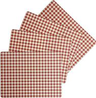 benson mills calvin gingham placemat: elevate your table setting with style logo