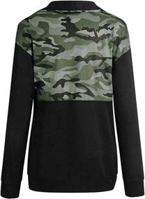 img 2 attached to Пуловеры Quarter Sweatshirt Shirts Casual