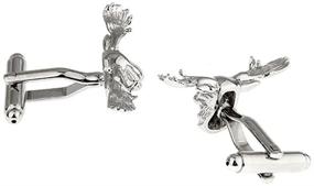 img 2 attached to 🦌 Stag Moose Head Cufflinks
