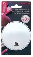 🔍 swissco 20x magnifying mirror with 2 suction cups - perfect for precision grooming and makeup application logo