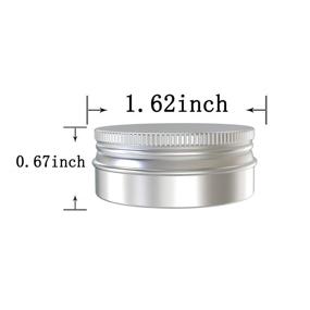 img 3 attached to 📦 Goiio 20Pcs Aluminum Refillable Container: Durable and Versatile Storage Solution