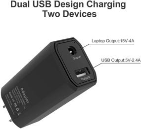 img 3 attached to 🔌 BND 65W Portable Mini Travel Charger for Microsoft Surface Devices - Compact & Efficient Charging Solution with 5.9ft Cable & USB Port