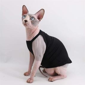 img 2 attached to Kitipcoo Sphynx Clothes Pullover Apparel