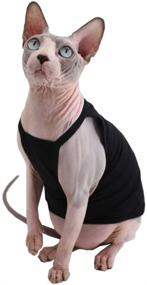 img 4 attached to Kitipcoo Sphynx Clothes Pullover Apparel