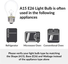 img 1 attached to 💡 Enhance Your Refrigerator Lighting with Simba Lighting Incandescent Mini Standard Bulbs