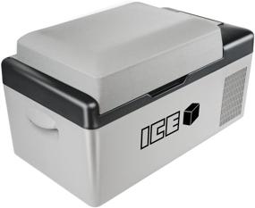 img 3 attached to ❄️ Icecube Mini Series: 12V Portable Electric Refrigerator & Freezer for all Vehicle Types - RV, Camping & Outdoor Cooler (21qt)