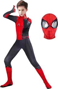 img 4 attached to 🦸 Powerful Superhero Costume Bodysuit - Perfect for Halloween!