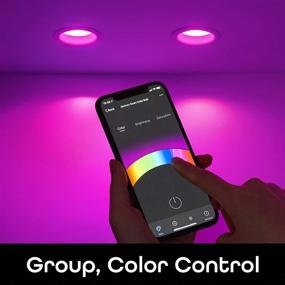 img 3 attached to 💡 Revolutionize Lighting with Geeni Dimmable Multicolor Downlight: 2700K to 5000K Options