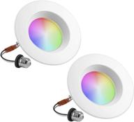 💡 revolutionize lighting with geeni dimmable multicolor downlight: 2700k to 5000k options logo