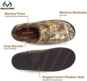 img 2 attached to Обувь для мальчиков Realtree Memory Moccasin Slipper, предназначенная для активного отдыха на открытом воздухе.