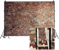 📷 vintage red brick wall photo backdrop - lfeey 10x8ft: ideal for newborn baby girls, adults portrait photography; great background wallpaper for photo studio props logo