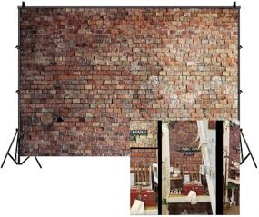 img 4 attached to 📷 Vintage Red Brick Wall Photo Backdrop - LFEEY 10x8ft: Ideal for Newborn Baby Girls, Adults Portrait Photography; Great Background Wallpaper for Photo Studio Props