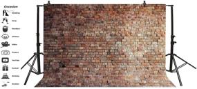 img 2 attached to 📷 Vintage Red Brick Wall Photo Backdrop - LFEEY 10x8ft: Ideal for Newborn Baby Girls, Adults Portrait Photography; Great Background Wallpaper for Photo Studio Props