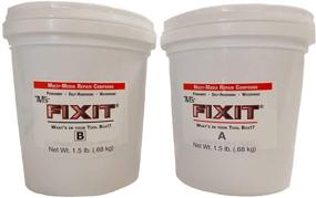 img 1 attached to 🔧 Aves Fixit Sculpt - Superior 2 Part Epoxy Modeling Clay Compound - Massive 3 lbs. Size!