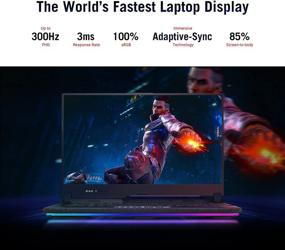 img 2 attached to 💻 Ноутбук для игр ASUS ROG Strix Scar 15 (2021) с 15,6-дюймовым экраном IPS FHD 300 Гц, NVIDIA GeForce RTX 3080, AMD Ryzen 9 5900HX, 16 ГБ DDR4, 1 ТБ SSD, клавиатурой Opti-Mechanical Per-Key RGB, Windows 10 - G533QS-DS96