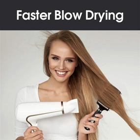 img 2 attached to 💨 Professional Curved Vented Hair Brush for Faster Blow Drying and Styling: Ideal for Women and Men with Wet, Dry, Curly, Thick, or Straight Hair