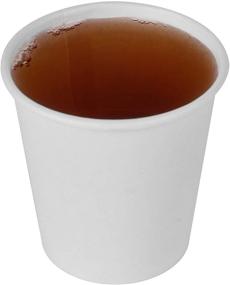 img 1 attached to 🥤 300-Pack 4 Ounce White Paper Cups: Ideal for Bathrooms, Coffee, Mouthwash & Flavored Beverages