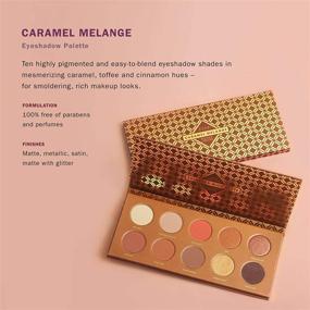 img 3 attached to 👁️ ZOEVA Caramel Melange Eyeshadow Palette - 10 Warm, Neutral & Modern Shades, Matte, Glittered & Metallic Finish, Natural Eye Shadow Set, Suitable for All Eye Colors