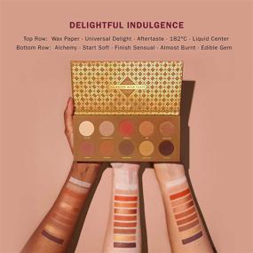 img 2 attached to 👁️ ZOEVA Caramel Melange Eyeshadow Palette - 10 Warm, Neutral & Modern Shades, Matte, Glittered & Metallic Finish, Natural Eye Shadow Set, Suitable for All Eye Colors