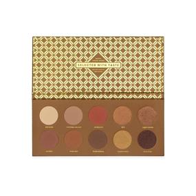 img 4 attached to 👁️ ZOEVA Caramel Melange Eyeshadow Palette - 10 Warm, Neutral & Modern Shades, Matte, Glittered & Metallic Finish, Natural Eye Shadow Set, Suitable for All Eye Colors