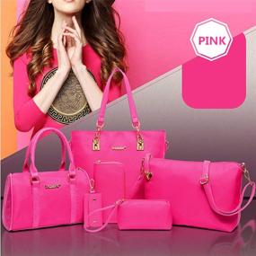 img 3 attached to AlwaySky Womens Shoulder Top Handle Handbag Women's Handbags & Wallets