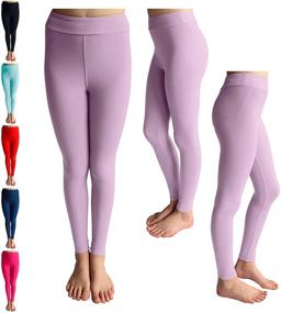 img 4 attached to 🩲 POPINJAY Premium Soft Girls Leggings: High-Quality Girls' Clothing for Ultimate Comfort and Style