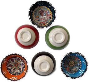 img 4 attached to 🏺 Exquisite Tubibu Decorative Design Turkish Ceramic: Elevate Your Space with Timeless Elegance