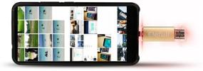 img 1 attached to 📱 128 ГБ микро USB-накопитель для смартфонов на Android – внешнее пространство для фотографий, видео, музыки Mp3 и др. – флеш-диск с разъемом OTG для сотовых телефонов и компьютеров