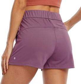 img 2 attached to 🩳 Women's Comfy Travel Yoga Lounge Shorts with Pockets - Active Running, Hiking, and Workout Shorts - 2.5