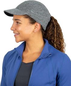 img 1 attached to 🧣 Stay Warm & Stylish on the Trail with the TrailHeads Fleece Ponytail Hat & Adventure Hat for Women