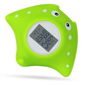 img 4 attached to 🛀 Baby Bath Thermometer: Safe and Fun Digital Toy for Kids + Alarm & Countdown Clock!