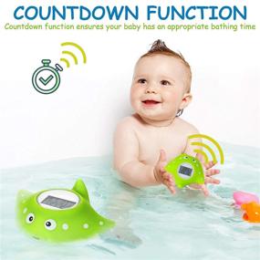 img 1 attached to 🛀 Baby Bath Thermometer: Safe and Fun Digital Toy for Kids + Alarm & Countdown Clock!