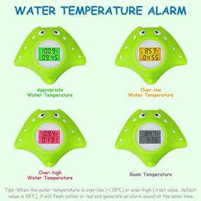 img 2 attached to 🛀 Baby Bath Thermometer: Safe and Fun Digital Toy for Kids + Alarm & Countdown Clock!