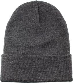 img 1 attached to Gelante Unisex Beanie Cap - Knitted Solid Color Warm Winter Hat