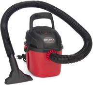 компактный и универсальный магазинный пылесос shop-vac 2021000 micro wet/dry vacuum с ручкой, настенным кронштейном и многофункциональными аксессуарами, фильтр-мешок типа а и пенный чехол типа mm. логотип