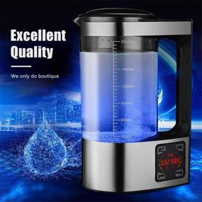 img 4 attached to Hydrogen Rich Water Machine: 2L Large Capacity, Constant Temperature Heating, Microelectrolysis - Your Anti-Aging, Antioxidant Hydrogen Water Generator - Health Benefits in a Cup!