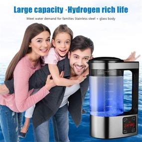 img 1 attached to Hydrogen Rich Water Machine: 2L Large Capacity, Constant Temperature Heating, Microelectrolysis - Your Anti-Aging, Antioxidant Hydrogen Water Generator - Health Benefits in a Cup!