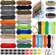 werewolves paracord 550, 4mm & 2mm micro paracord rope combo set - 20 colors & 10 colors with instructions book, crafting kits for paracord bracelets, complete accessories included логотип