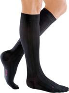 🧦 mediven for men classic 2030 mmhg calf high compression socks, closed toe black, size iii standard – ultimate support for men's leg health logo