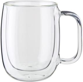 img 3 attached to ZWILLING Sorrento Plus Clear Glass Double-Wall Coffee Mug Set, 2-pc