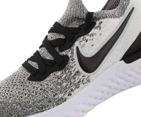 img 2 attached to 👟 Nike Women's Epic React Flyknit 2 Running Shoes (10, White/Black) - Lightweight and Cushioned Footwear for Enhanced Performance