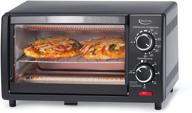 efficient and stylish: 🔥 betty crocker bc-1664cb toaster oven, black логотип